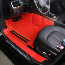 LuxDrive™ – Kit de Tapetes Premium com Personalização (4 Peças)