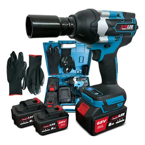 JUMLEE - Chave de Impacto Sem Fio Brushless 68V Profissional + 2 BATERIAS DE BRINDE!