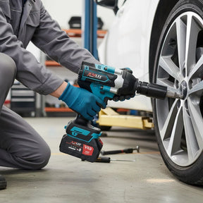 JUMLEE - Chave de Impacto Sem Fio Brushless 68V Profissional + 2 BATERIAS DE BRINDE!